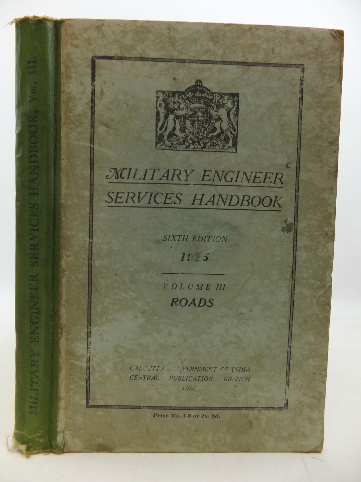 Photo of MILITARY ENGINEER SERVICES HANDBOOK VOLUME III ROADS published by Government Of India (STOCK CODE: 1808312)  for sale by Stella & Rose's Books