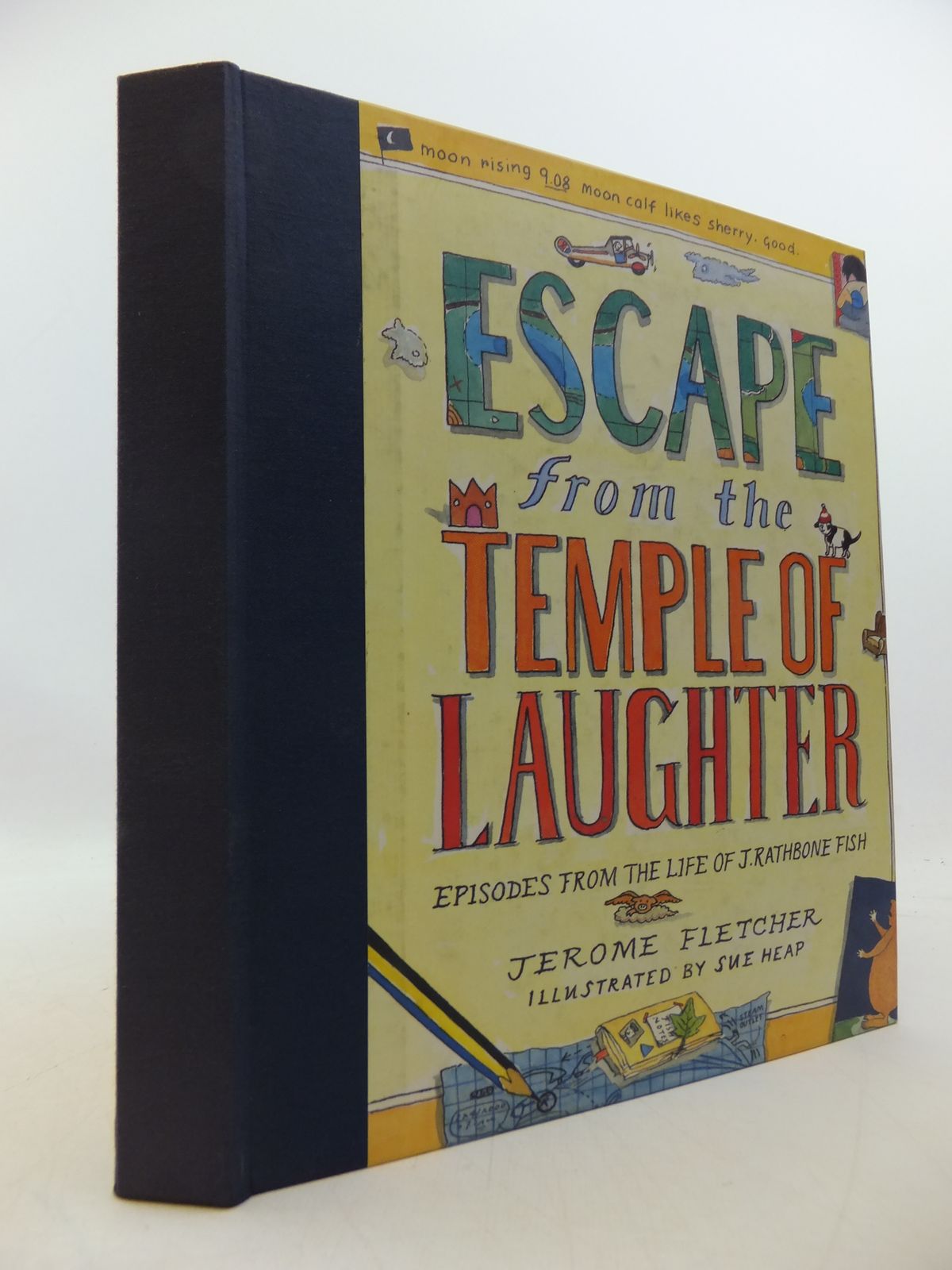 Photo of ESCAPE FROM THE TEMPLE OF LAUGHTER written by Fletcher, Jerome illustrated by Heap, Sue published by Andre Deutsch Children's Books (STOCK CODE: 1808442)  for sale by Stella & Rose's Books