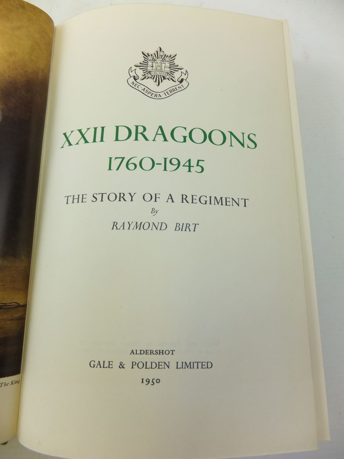 Stella & Rose's Books XXII DRAGOONS 17601945 THE STORY