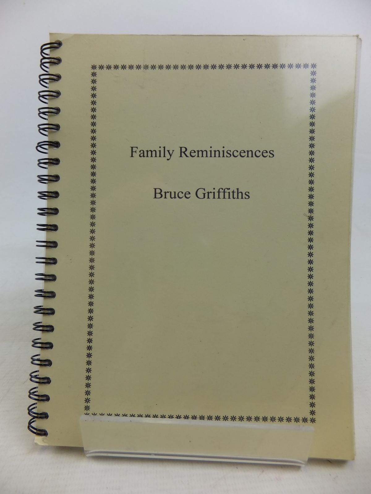 Photo of FAMILY REMINISCENCES- Stock Number: 1811011
