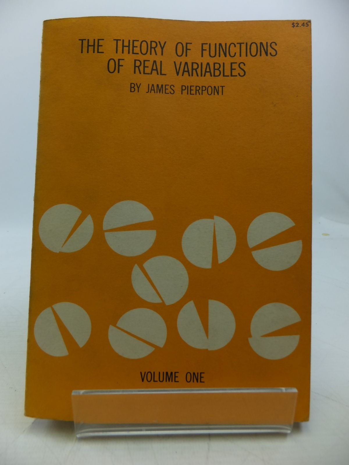 Photo of LECTURES ON THE THEORY OF FUNCTIONS OF REAL VARIABLES VOLUME I written by Pierpont, James published by Dover Publications Inc. (STOCK CODE: 1811414)  for sale by Stella & Rose's Books