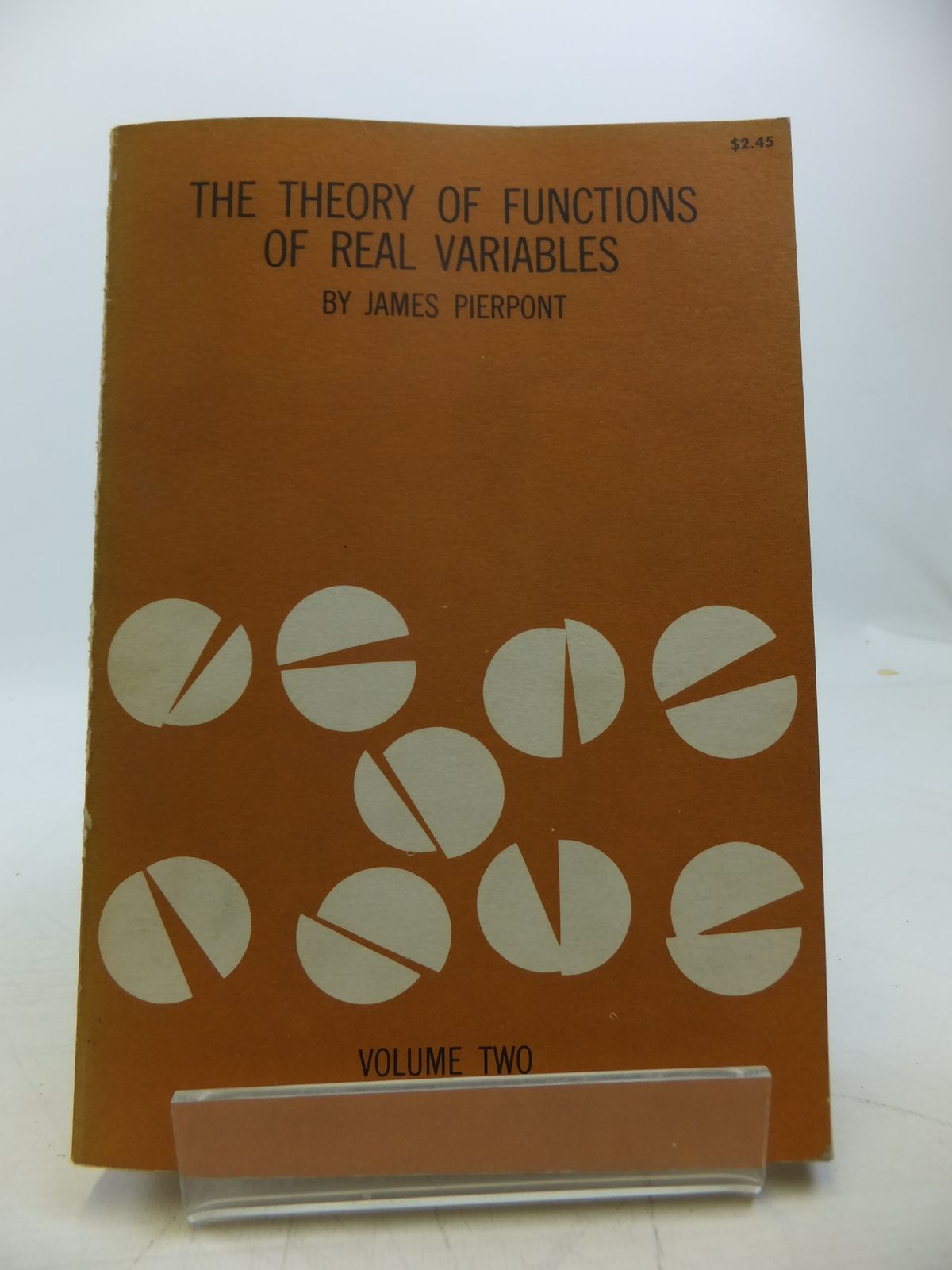 Photo of LECTURES ON THE THEORY OF FUNCTIONS OF REAL VARIABLES VOLUME II written by Pierpont, James published by Dover Publications Inc. (STOCK CODE: 1811418)  for sale by Stella & Rose's Books
