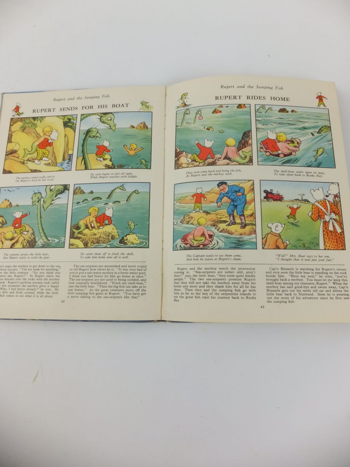 Photo of RUPERT ANNUAL 1950 - ADVENTURES OF RUPERT written by Bestall, Alfred illustrated by Bestall, Alfred published by Daily Express (STOCK CODE: 1812697)  for sale by Stella & Rose's Books