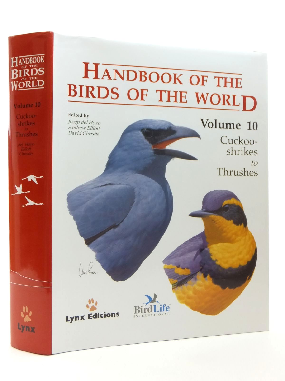 Photo of HANDBOOK OF THE BIRDS OF THE WORLD VOLUME 10: CUCKOO-SHRIKES TO THRUSHES- Stock Number: 1814428