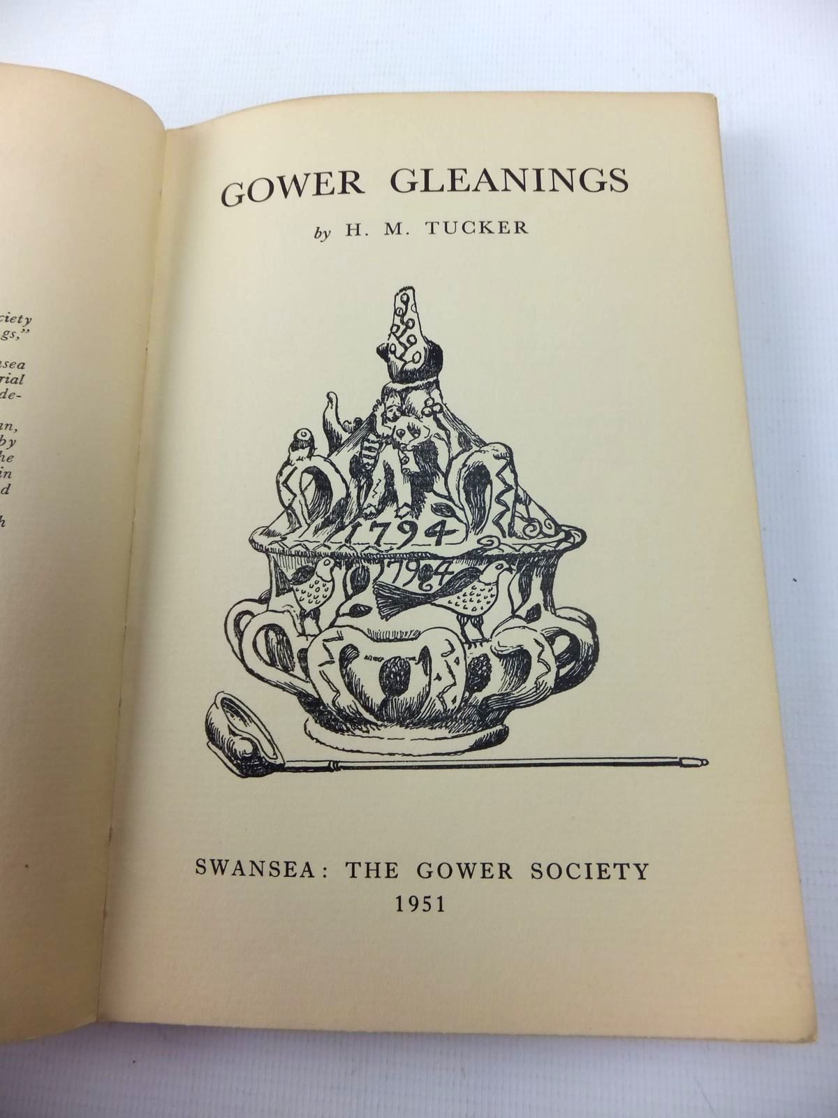 Photo of GOWER GLEANINGS written by Tucker, H.M. illustrated by Morgan, E. Ernest published by The Gower Society (STOCK CODE: 1814561)  for sale by Stella & Rose's Books