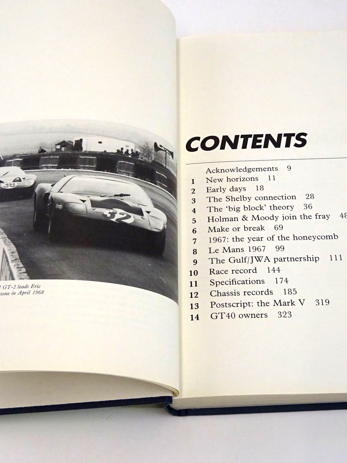 Stella & Rose's Books : GT40: AN INDIVIDUAL HISTORY AND RACE RECORD ...