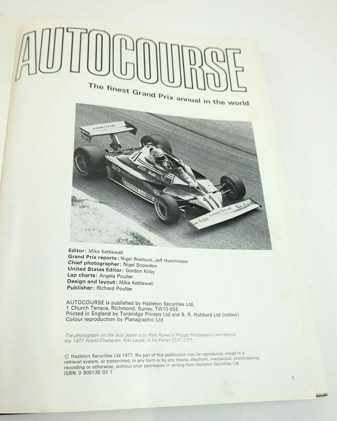 Photo of AUTOCOURSE 1977-78 written by Kettlewell, Mike published by Hazleton Securities (STOCK CODE: 1819288)  for sale by Stella & Rose's Books