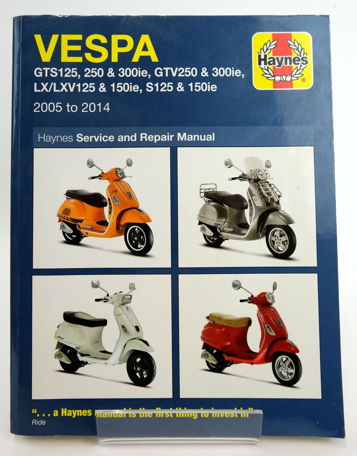 Photo of VESPA SCOOTERS SERVICE AND REPAIR MANUAL written by Coombs, Matthew published by Haynes Publishing (STOCK CODE: 1819420)  for sale by Stella & Rose's Books