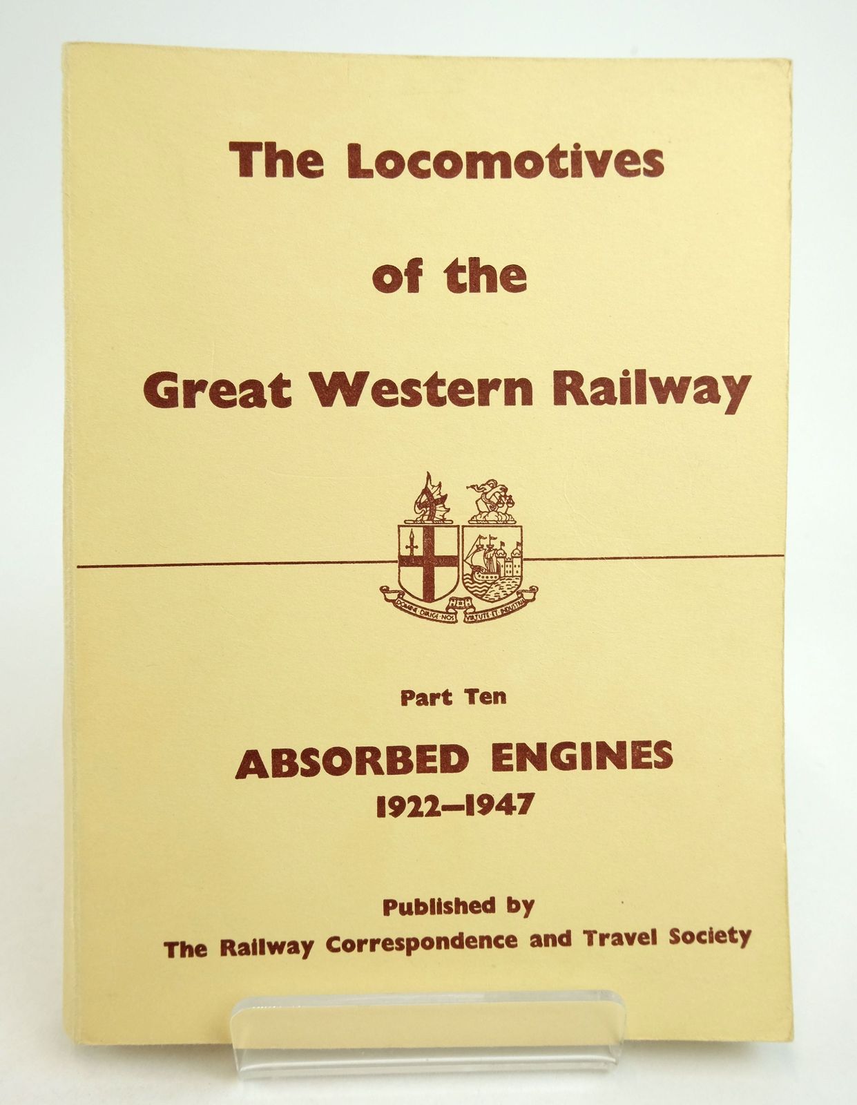 Photo of THE LOCOMOTIVES OF THE GREAT WESTERN RAILWAY PART TEN: ABSORBED ENGINES 1922-1947- Stock Number: 1819684