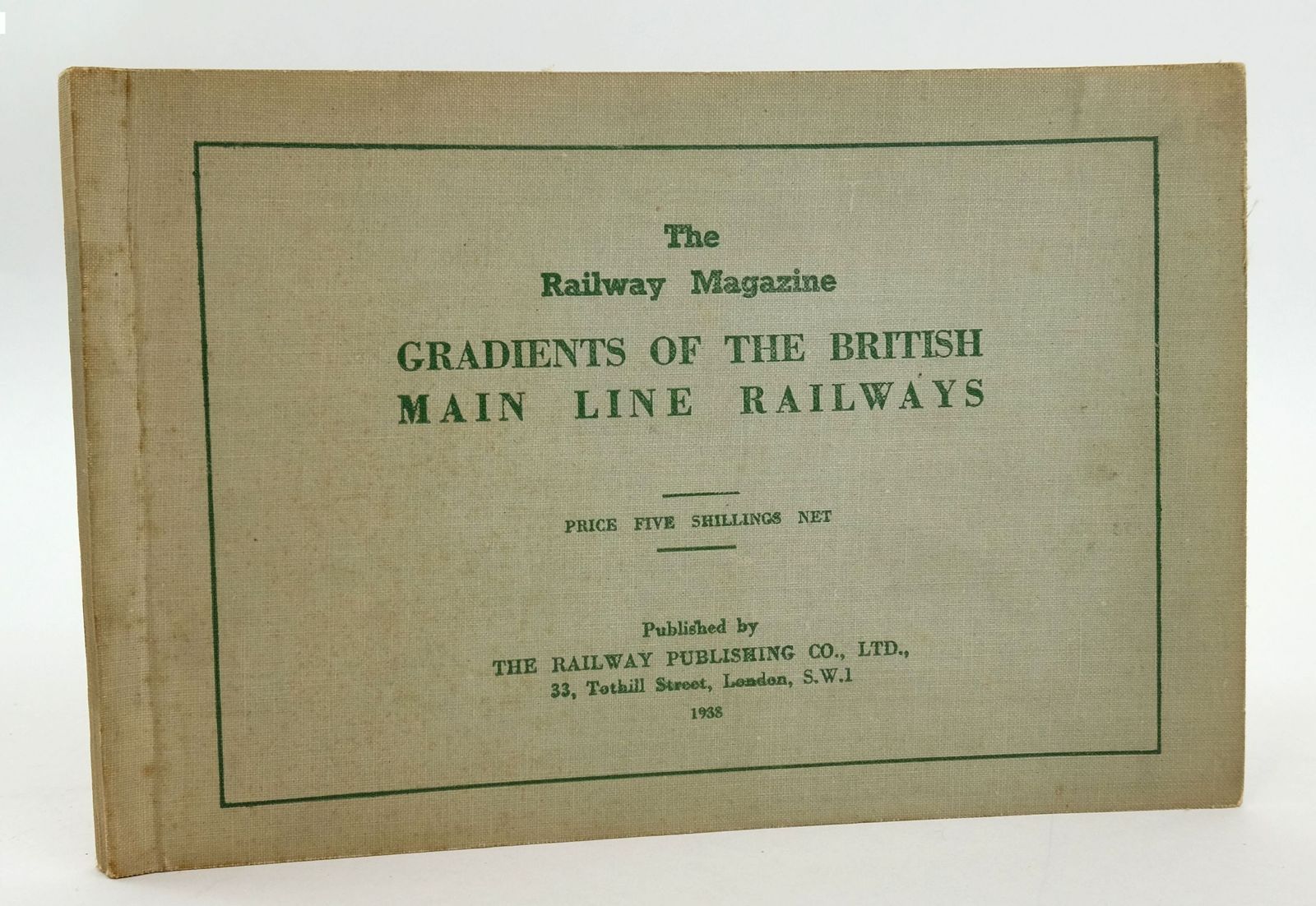 Photo of THE RAILWAY MAGAZINE: GRADIENTS OF THE BRITISH MAIN LINE RAILWAYS published by The Railway Publishing Co. Ltd. (STOCK CODE: 1820016)  for sale by Stella & Rose's Books