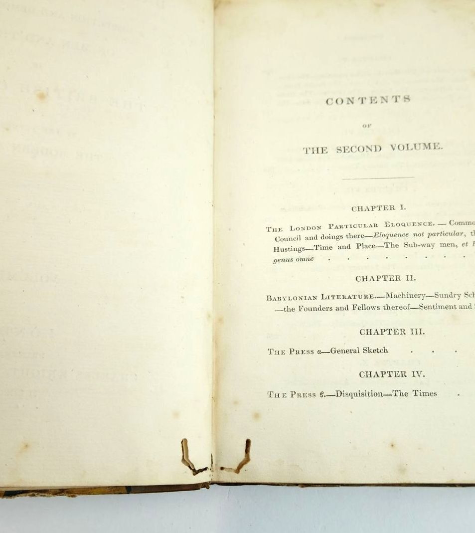 Photo of BABYLON THE GREAT: A DISSECTION AND DEMONSTRATION OF MEN AND THINGS IN THE BRITISH CAPITAL (2 VOLUMES) written by Mudie, Robert published by Charles Knight (STOCK CODE: 1820501)  for sale by Stella & Rose's Books