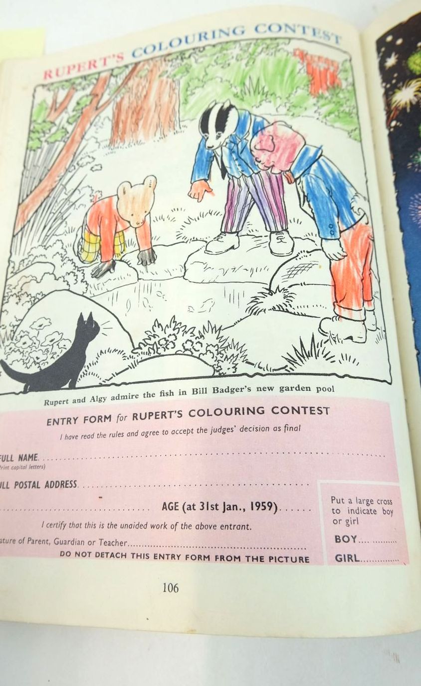 Photo of RUPERT ANNUAL 1958 written by Bestall, Alfred illustrated by Bestall, Alfred published by Daily Express (STOCK CODE: 1820897)  for sale by Stella & Rose's Books