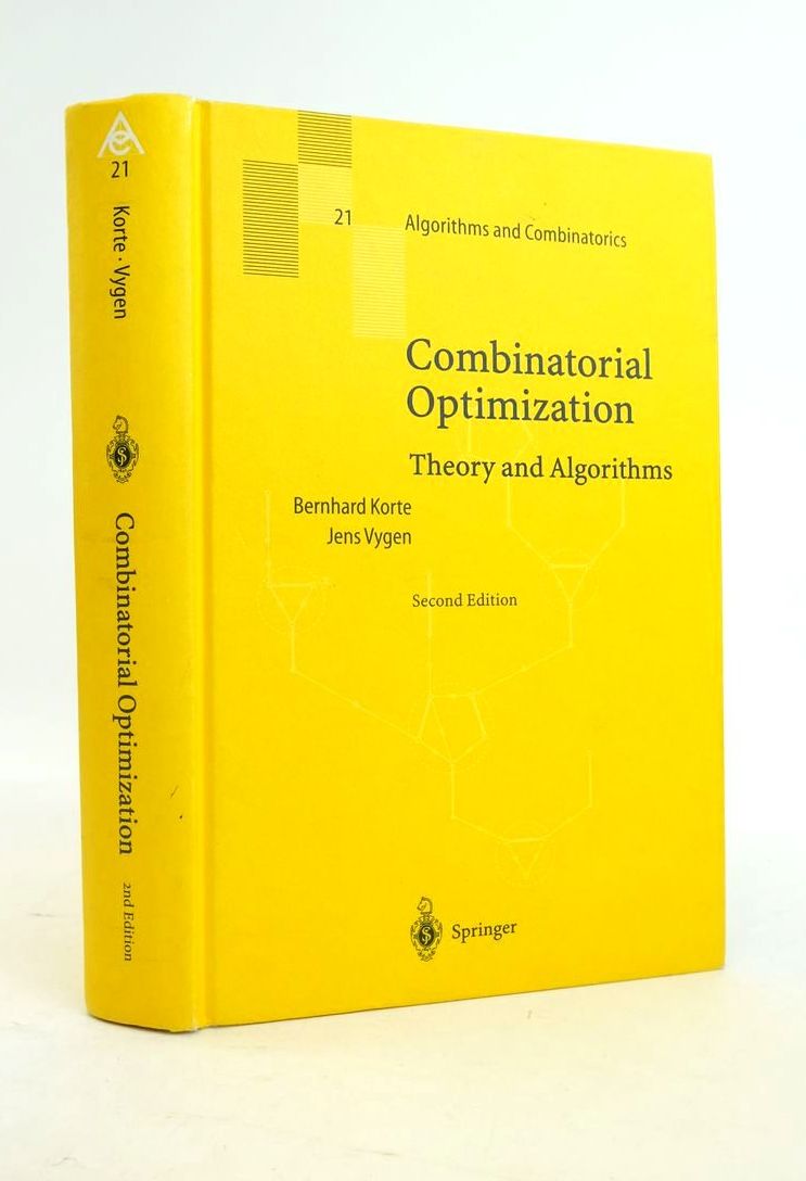 Photo of COMBINATORIAL OPTIMIZATION: THEORY AND ALGORITHMS written by Korte, Bernhard Vygen, Jens published by Springer (STOCK CODE: 1821063)  for sale by Stella & Rose's Books