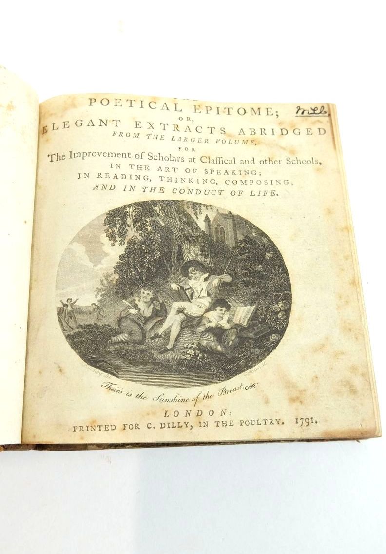 Photo of THE POETICAL EPITOME; OR ELEGANT EXTRACTS ABRIDGED published by C. Dilly (STOCK CODE: 1821067)  for sale by Stella & Rose's Books