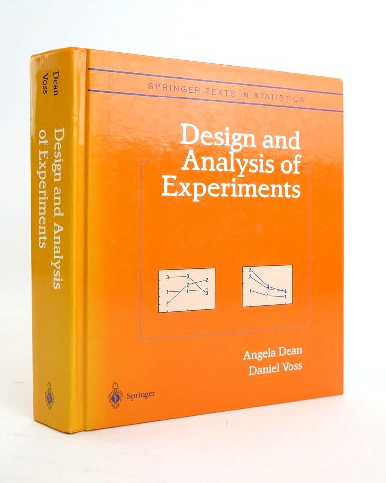 Photo of DESIGN AND ANALYSIS OF EXPERIMENTS written by Dean, Angela Voss, Daniel published by Springer (STOCK CODE: 1821089)  for sale by Stella & Rose's Books