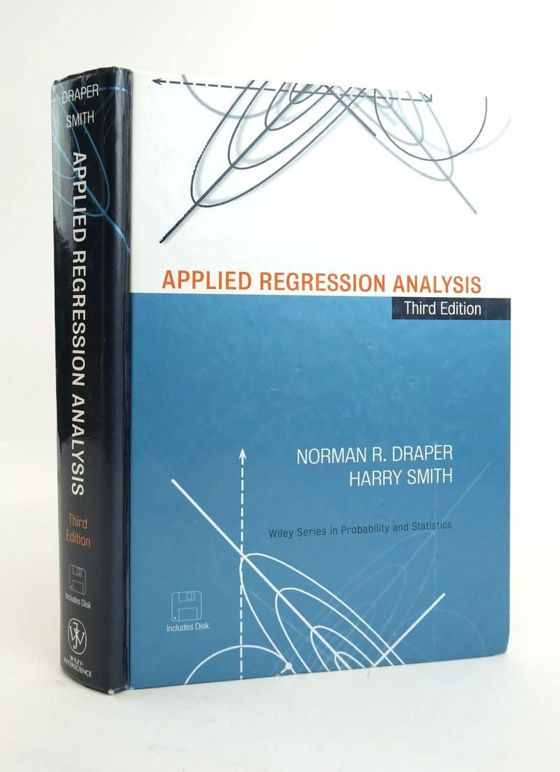 Photo of APPLIED REGRESSION ANALYSIS- Stock Number: 1821091