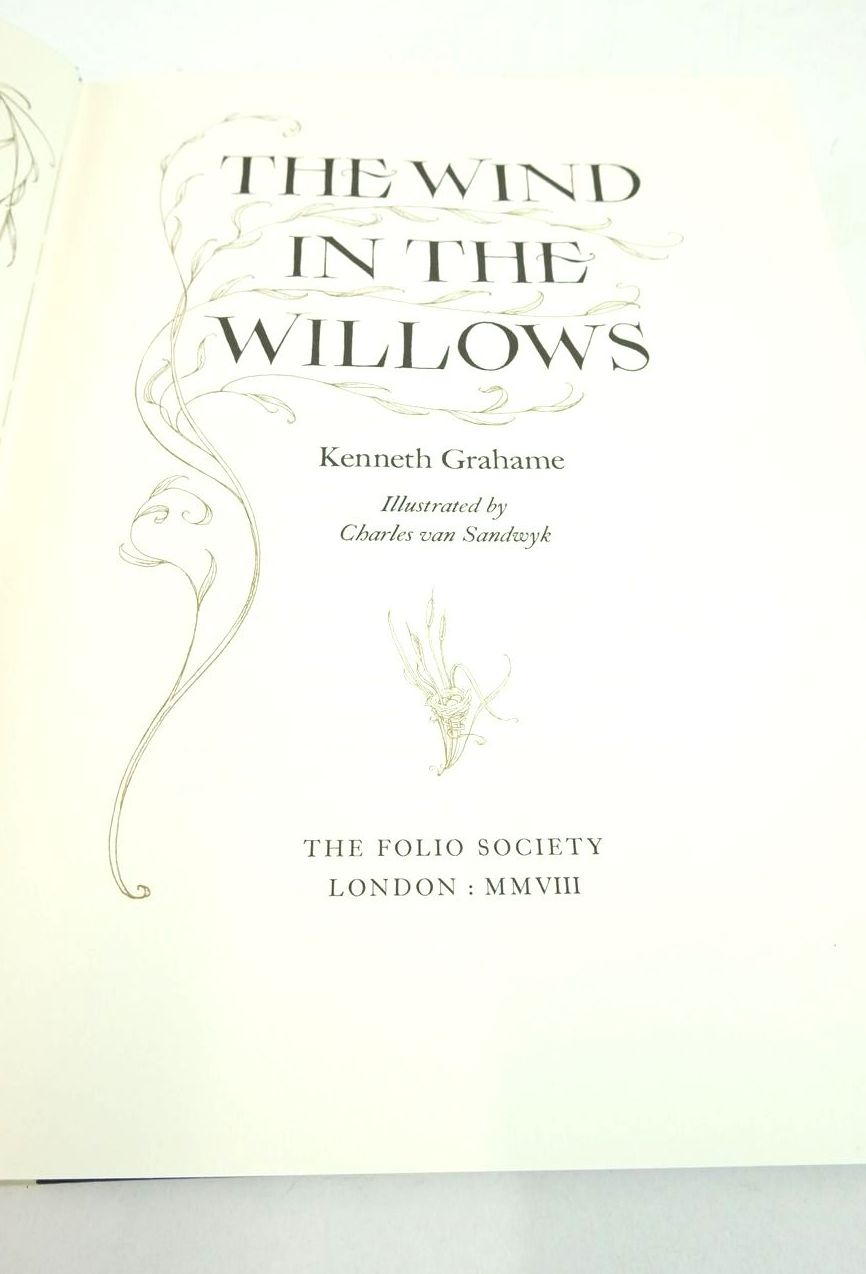 Photo of THE WIND IN THE WILLOWS written by Grahame, Kenneth illustrated by Van Sandwyk, Charles published by Folio Society (STOCK CODE: 1822022)  for sale by Stella & Rose's Books