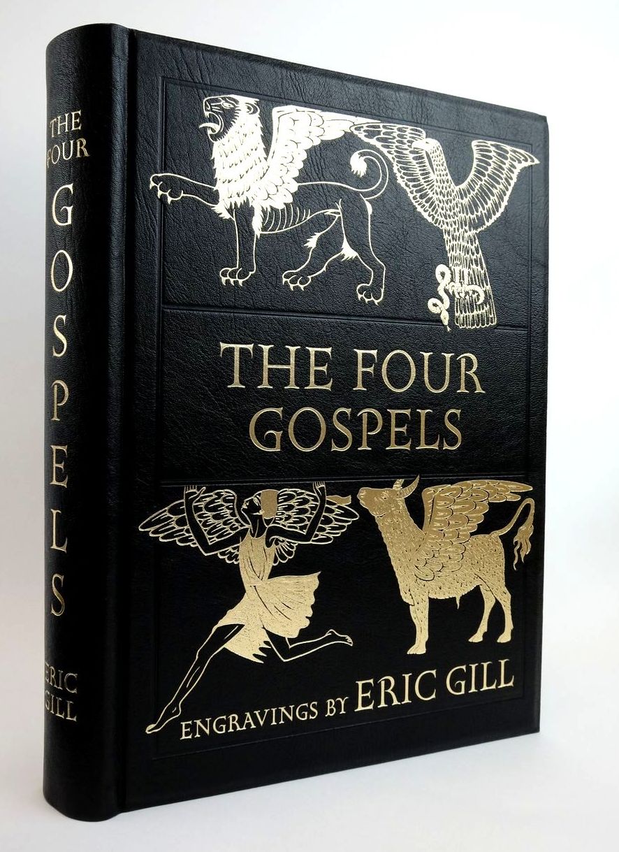 Photo of THE FOUR GOSPELS OF THE LORD JESUS CHRIST written by Dreyfus, John
Gibbings, Robert illustrated by Gill, Eric published by Folio Society, The Golden Cockerel Press (STOCK CODE: 1822492)  for sale by Stella & Rose's Books