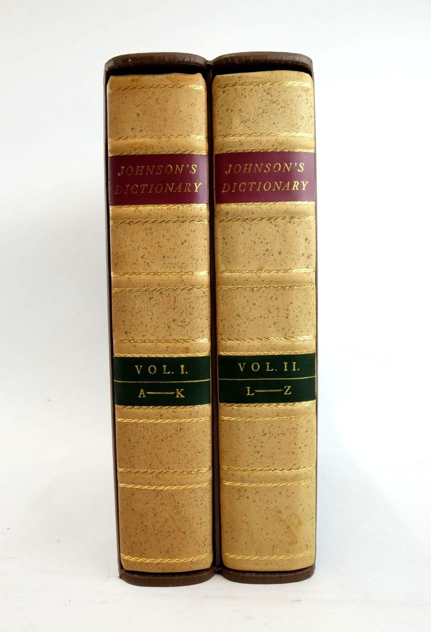 Photo of A DICTIONARY OF THE ENGLISH LANGUAGE (2 VOLUMES) written by Johnson, Samuel published by Folio Society (STOCK CODE: 1823321)  for sale by Stella & Rose's Books
