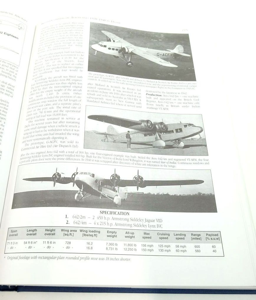 Photo of BRITISH COMMERCIAL AIRCRAFT THEIR EVOLUTION, DEVELOPMENT AND PERFECTION 1920-1940 written by Ord-Hume, Arthur W.J.G. published by GMS Enterprises (STOCK CODE: 1823773)  for sale by Stella & Rose's Books