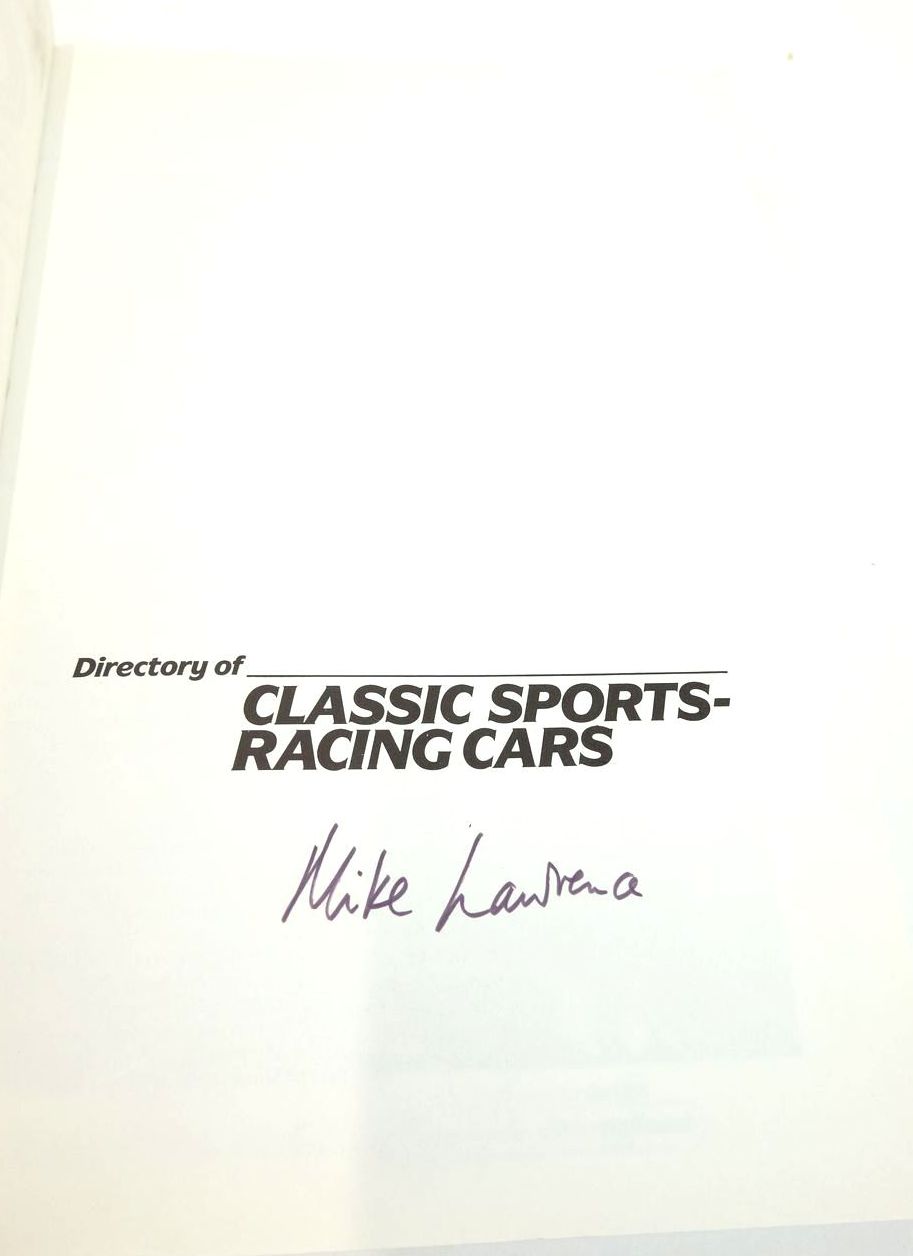 Photo of DIRECTORY OF CLASSIC SPORTS-RACING CARS written by Lawrence, Mike published by Aston Publications (STOCK CODE: 1823841)  for sale by Stella & Rose's Books