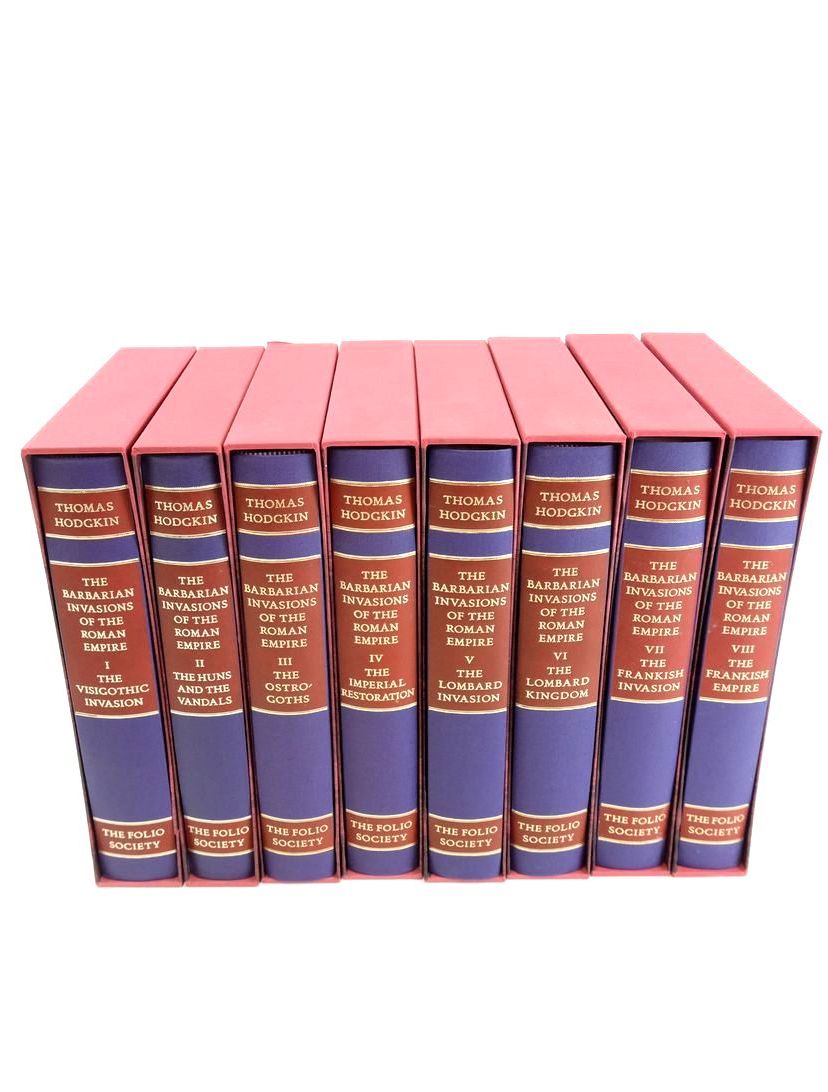 Photo of THE BARBARIAN INVASIONS OF THE ROMAN EMPIRE (8 VOLUMES) written by Hodgkin, Thomas
Heather, Peter published by Folio Society (STOCK CODE: 1824237)  for sale by Stella & Rose's Books