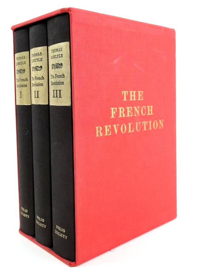Photo of THE FRENCH REVOLUTION (3 VOLUMES) written by Carlyle, Thomas Cobb, Richard published by Folio Society (STOCK CODE: 1824240)  for sale by Stella & Rose's Books