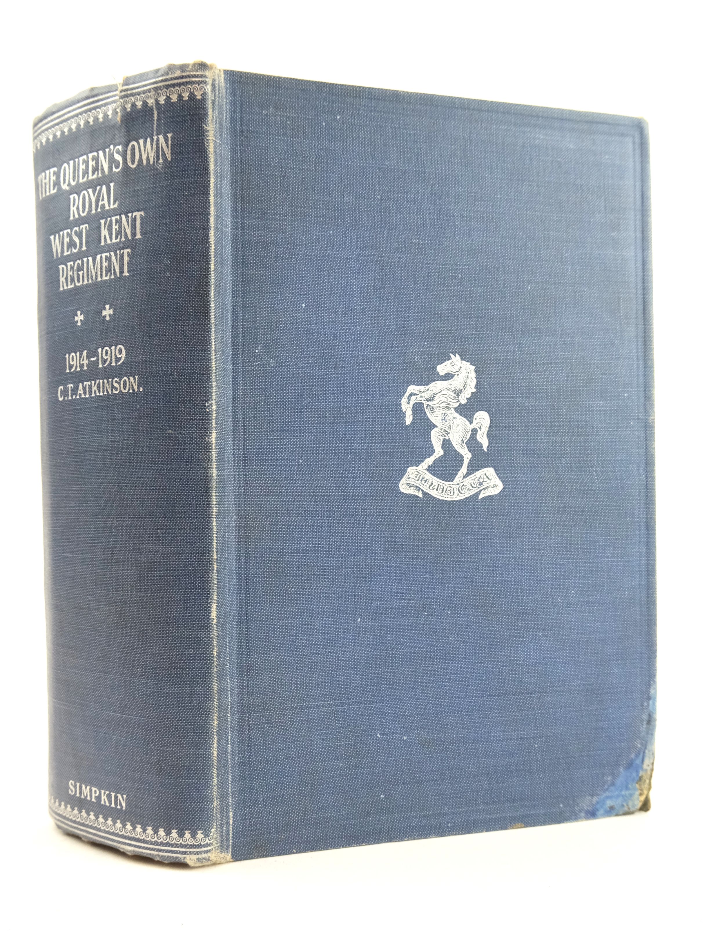 Photo of THE QUEEN'S OWN ROYAL WEST KENT REGIMENT - 1914-1919 written by Atkinson, C.T. published by Simpkin, Marshall, Hamilton, Kent &amp; Co. Ltd. (STOCK CODE: 1824305)  for sale by Stella & Rose's Books