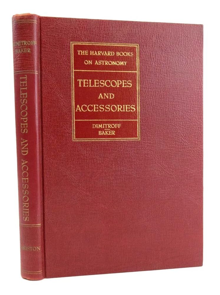 Photo of TELESCOPES AND ACCESSORIES (THE HARVARD BOOKS ON ASTRONOMY)- Stock Number: 1824427