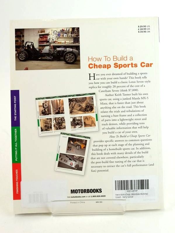 Photo of HOW TO BUILD A CHEAP SPORTS CAR written by Tanner, Keith published by Motorbooks (STOCK CODE: 1824655)  for sale by Stella & Rose's Books