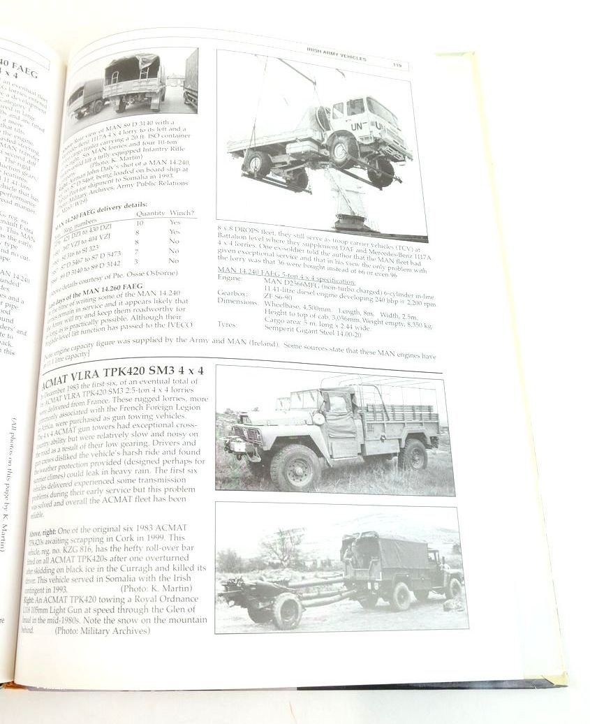 Photo of IRISH ARMY VEHICLES: TRANSPORT AND ARMOUR SINCE 1922 written by Martin, Karl published by Karl Martin (STOCK CODE: 1824819)  for sale by Stella & Rose's Books