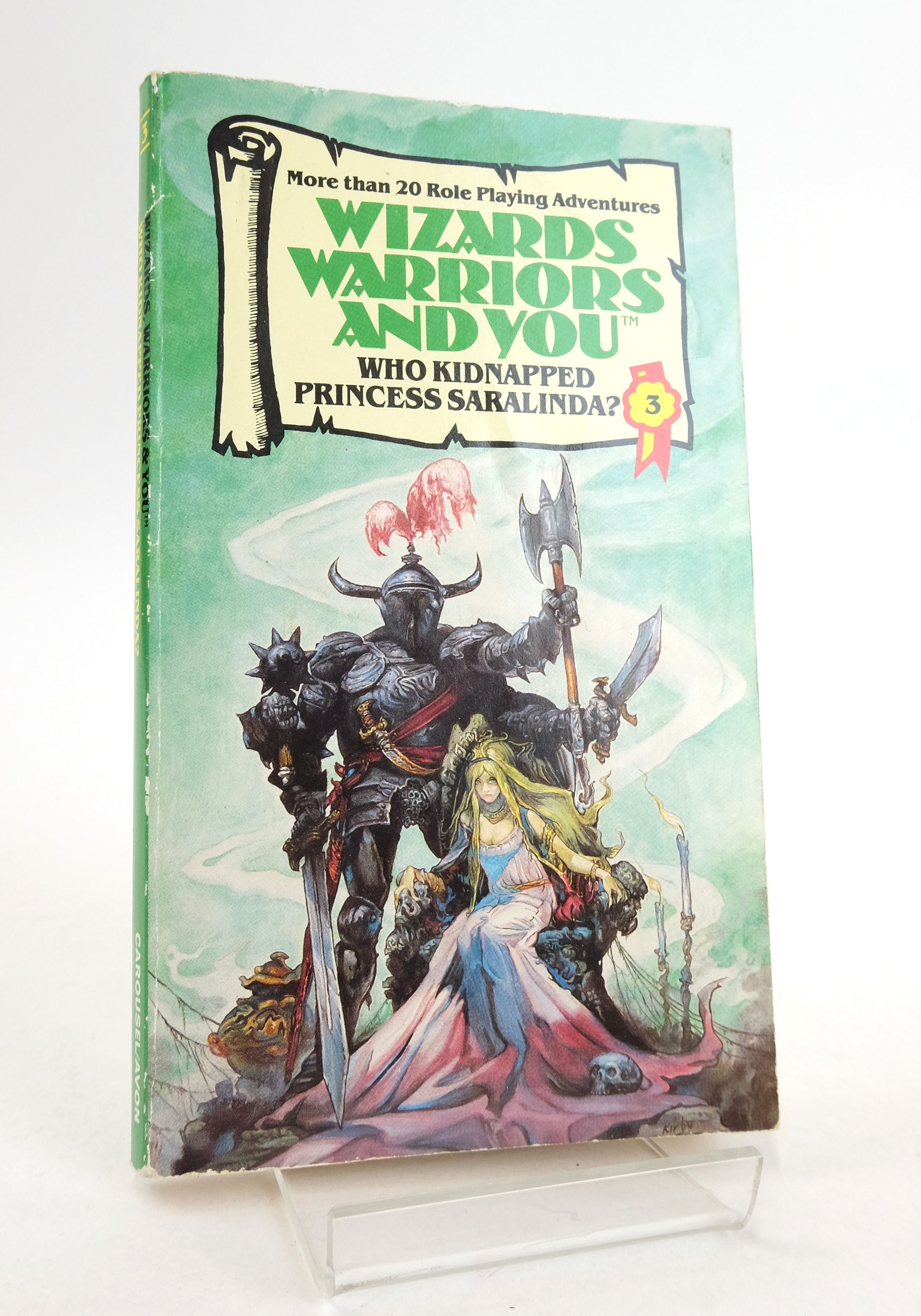 Photo of WIZARDS, WARRIORS &amp; YOU BOOK 3: WHO KIDNAPPED PRINCESS SARALINDA? written by Stine, Megan Stine, H. William illustrated by Norem, Earl published by Corgi Avon Books (STOCK CODE: 1825123)  for sale by Stella & Rose's Books