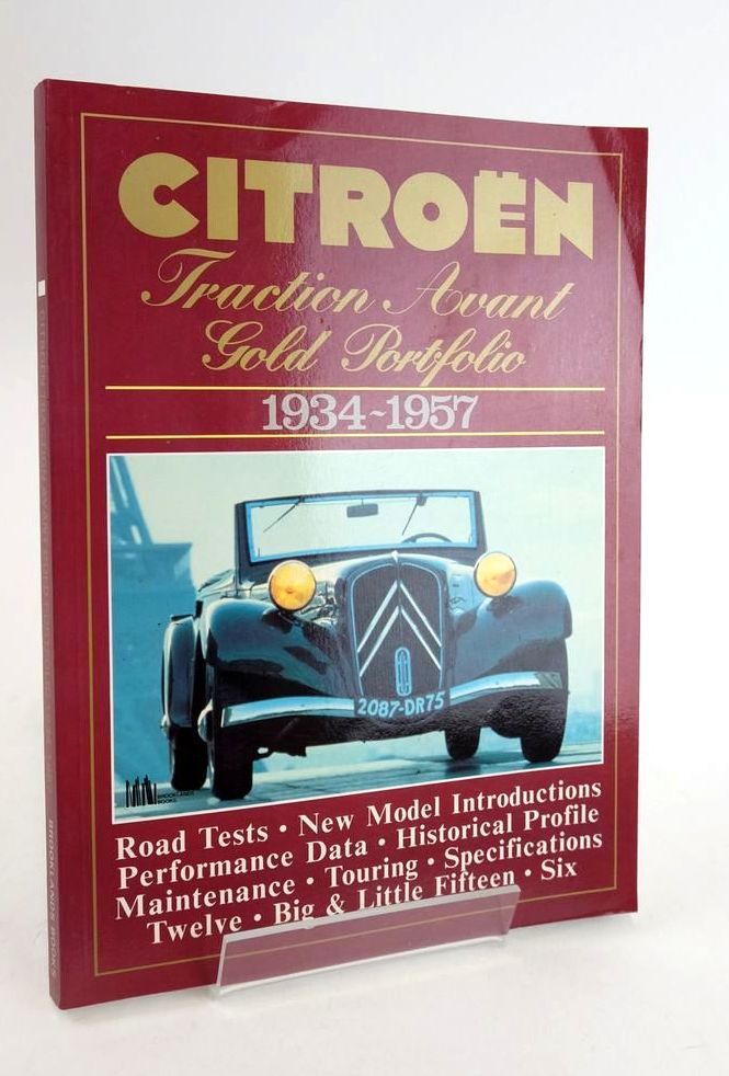 Photo of CITROEN TRACTION AVANT GOLD PORTFOLIO 1934-1957 written by Clarke, R.M. published by Brooklands Books (STOCK CODE: 1825272)  for sale by Stella & Rose's Books