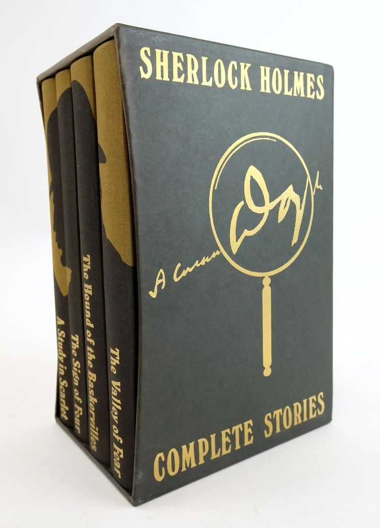 Photo of SHERLOCK HOLMES COMPLETE STORIES (9 VOLUMES) written by Doyle, Arthur Conan illustrated by Mosley, Francis published by Folio Society (STOCK CODE: 1825319)  for sale by Stella & Rose's Books