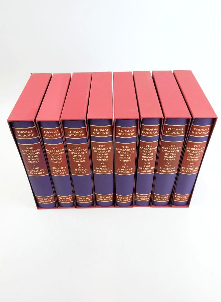 Photo of THE BARBARIAN INVASIONS OF THE ROMAN EMPIRE (8 VOLUMES) written by Hodgkin, Thomas
Heather, Peter published by Folio Society (STOCK CODE: 1825359)  for sale by Stella & Rose's Books