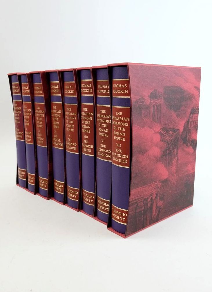 Photo of THE BARBARIAN INVASIONS OF THE ROMAN EMPIRE (8 VOLUMES) written by Hodgkin, Thomas
Heather, Peter published by Folio Society (STOCK CODE: 1825359)  for sale by Stella & Rose's Books