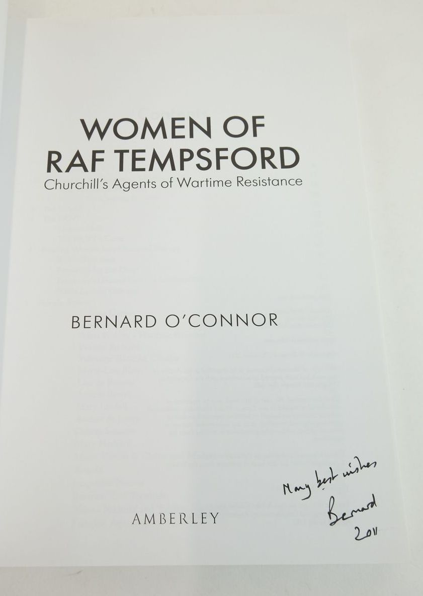 Photo of WOMEN OF RAF TEMPSFORD: CHURCHILL'S AGENTS OF WARTIME RESISTANCE written by O'Connor, Bernard published by Amberley Publishing (STOCK CODE: 1825382)  for sale by Stella & Rose's Books