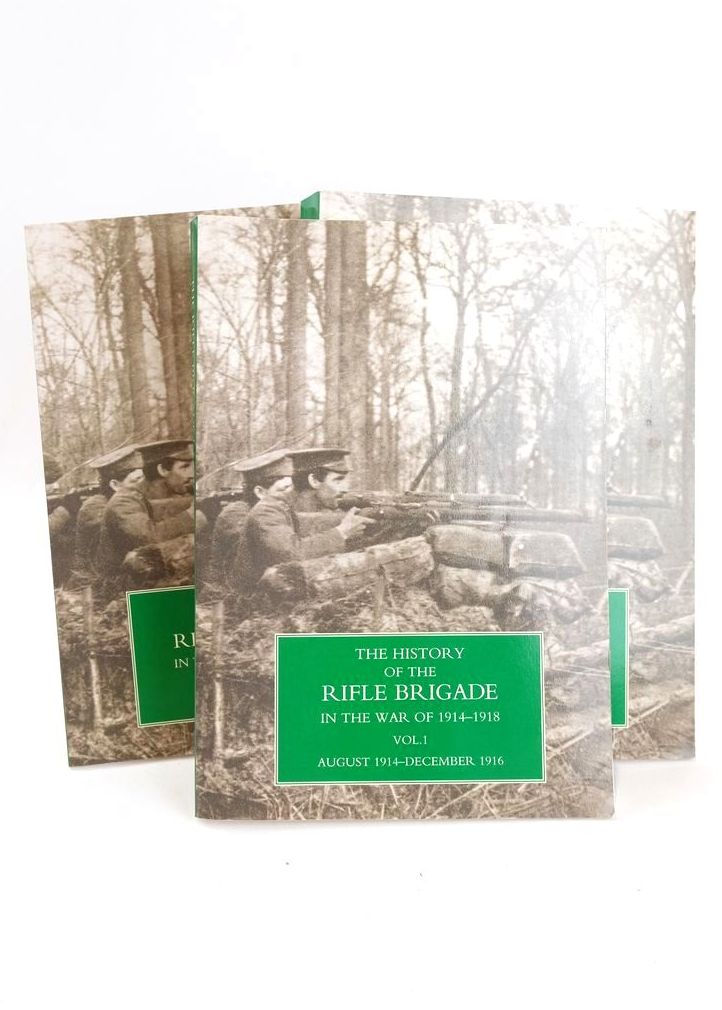 Photo of THE HISTORY OF THE RIFLE BRIGADE IN THE WAR OF 1914-1918 (3 VOLUMES) written by Berkeley, Reginald published by The Naval &amp; Military Press Ltd. (STOCK CODE: 1826616)  for sale by Stella & Rose's Books