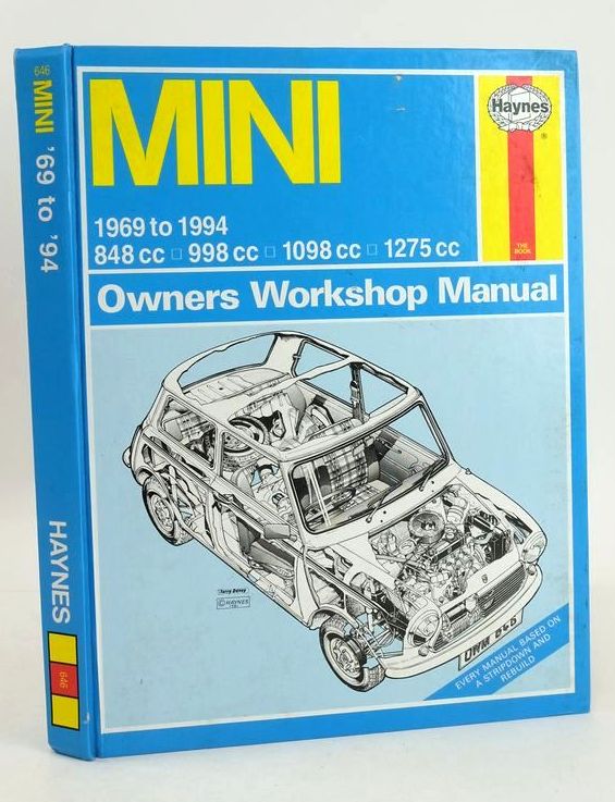 Photo of MINI OWNERS WORKSHOP MANUAL 1969 TO 1994- Stock Number: 1826991
