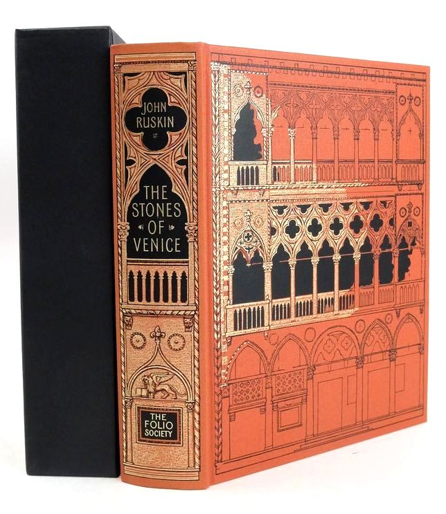Photo of THE STONES OF VENICE written by Ruskin, John Morris, Jan illustrated by Ruskin, John published by Folio Society (STOCK CODE: 1827560)  for sale by Stella & Rose's Books