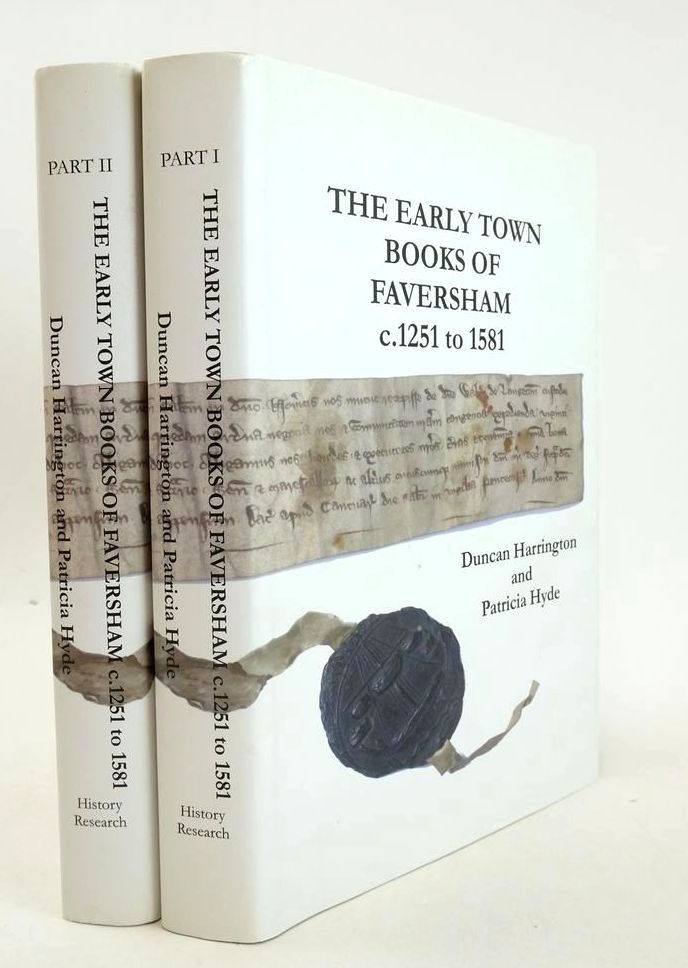 Photo of THE EARLY TOWN BOOKS OF FAVERSHAM C. 1251-1581 (TWO VOLUMES) written by Harrington, Duncan Hyde, Patricia published by History Research (STOCK CODE: 1828118)  for sale by Stella & Rose's Books