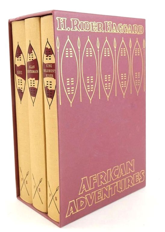 Photo of AFRICAN ADVENTURES (3 VOLUMES) written by Haggard, H. Rider illustrated by Eccles, David published by Folio Society (STOCK CODE: 1828125)  for sale by Stella & Rose's Books
