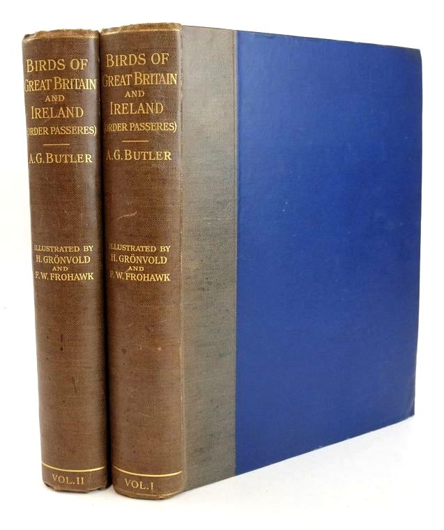 Photo of BIRDS OF GREAT BRITAIN AND IRELAND: ORDER PASSERES (2 VOLUMES) written by Butler, Arthur G. illustrated by Gronvold, Henrik Frohawk, F.W. published by Brumby &amp; Clarke, Limited (STOCK CODE: 1828250)  for sale by Stella & Rose's Books