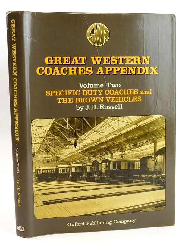 Photo of GREAT WESTERN COACHES APPENDIX: VOLUME TWO STANDARD PASSENGER STOCK written by Russell, J.H. published by Oxford Publishing Co (STOCK CODE: 1828676)  for sale by Stella & Rose's Books