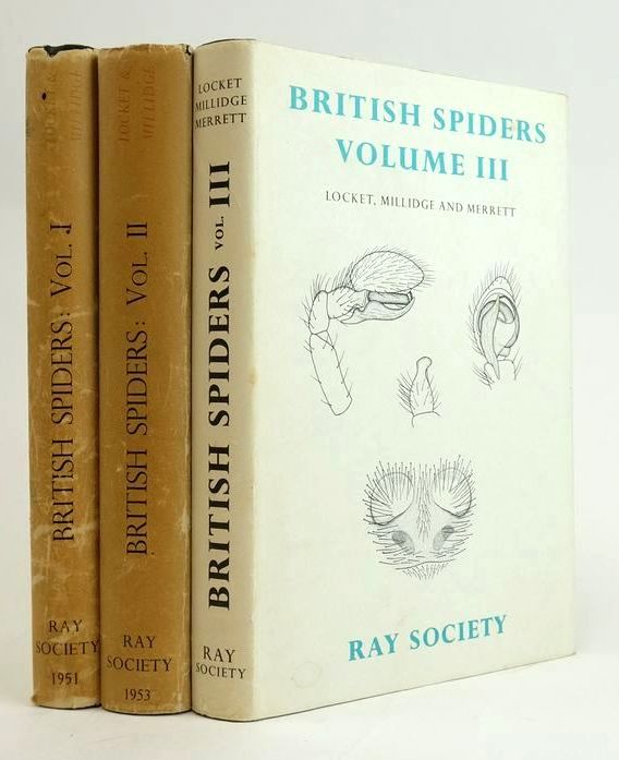 Photo of BRITISH SPIDERS (3 VOLUMES) written by Locket, G.H. Millidge, A.F. published by The Ray Society London (STOCK CODE: 1829152)  for sale by Stella & Rose's Books