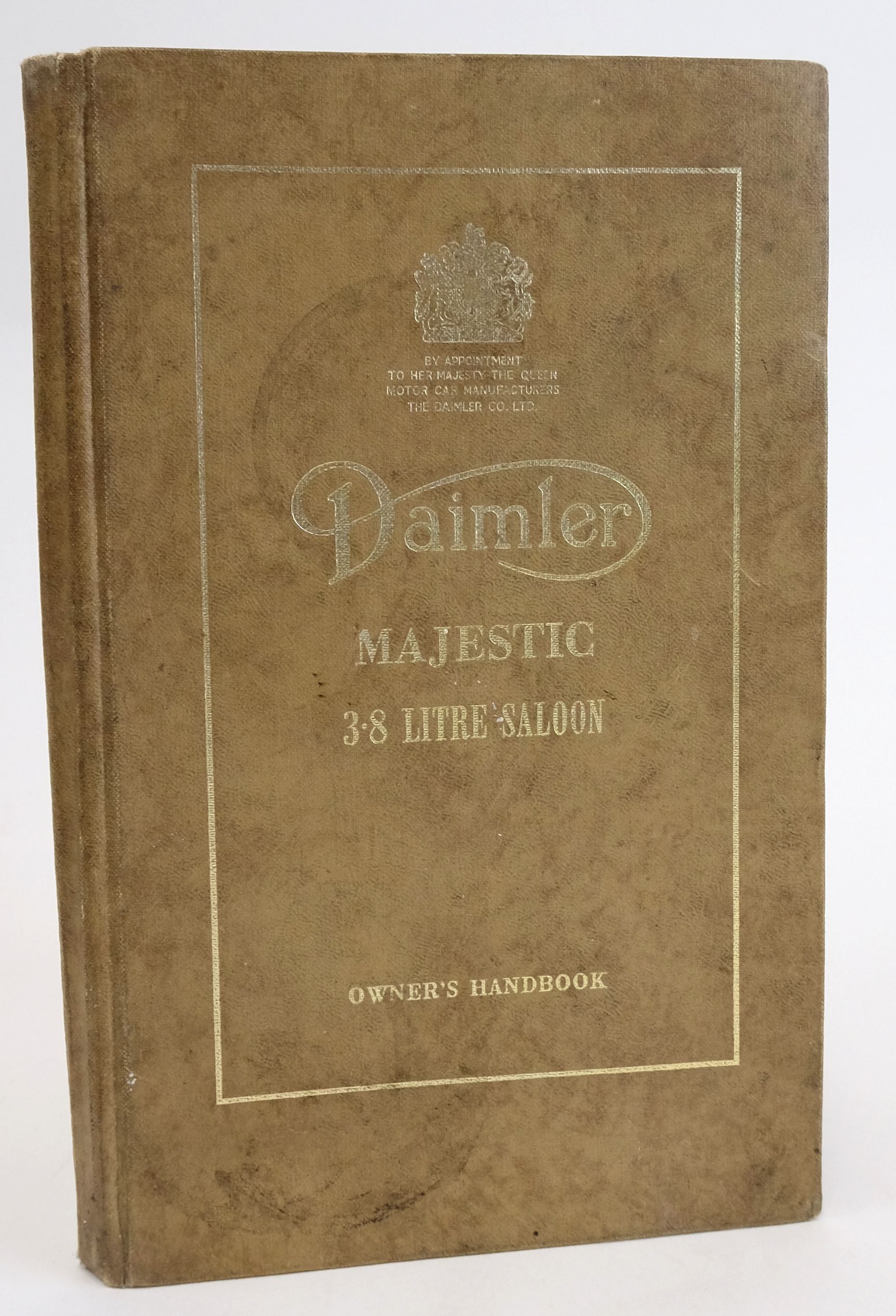 Photo of HANDBOOK FOR THE DAIMLER 3.8 LITRE MAJESTIC SALOON WITH AUTOMATIC TRANSMISSION AND DISC BRAKES published by The Daimler Company Limited (STOCK CODE: 1829208)  for sale by Stella & Rose's Books