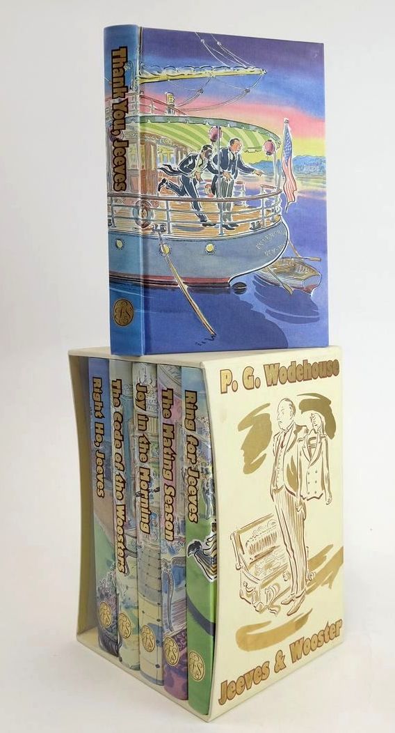 Photo of JEEVES &AMP; WOOSTER (6 VOLUMES) written by Wodehouse, P.G. illustrated by Cox, Paul published by Folio Society (STOCK CODE: 1829311)  for sale by Stella & Rose's Books