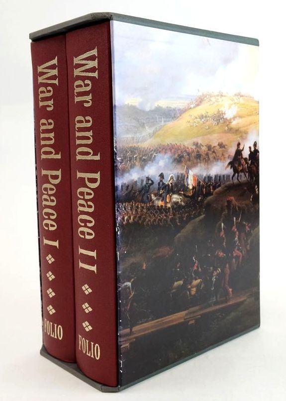 Photo of WAR AND PEACE (2 VOLUMES) written by Tolstoy, Leo illustrated by Topolski, Feliks published by Folio Society (STOCK CODE: 1829325)  for sale by Stella & Rose's Books