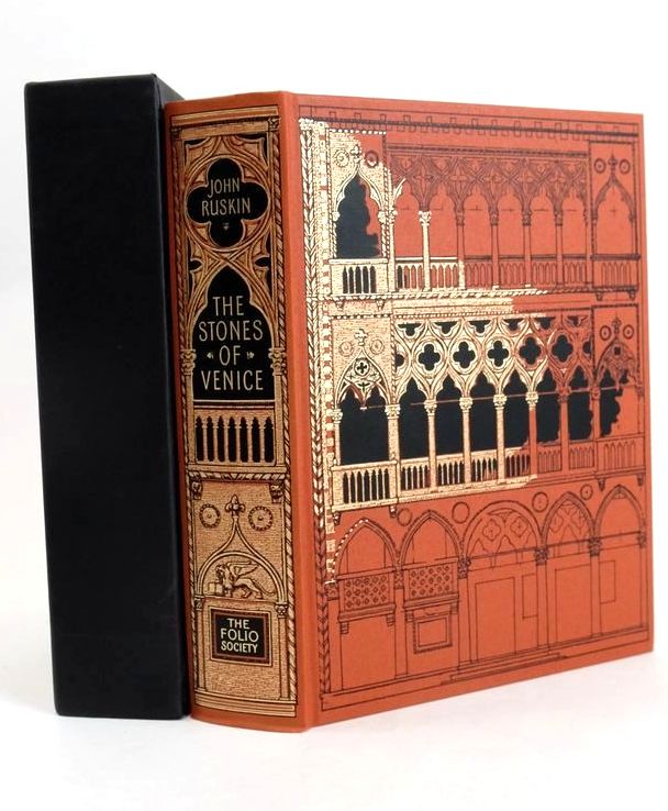 Photo of THE STONES OF VENICE written by Ruskin, John Morris, Jan illustrated by Ruskin, John published by Folio Society (STOCK CODE: 1829332)  for sale by Stella & Rose's Books