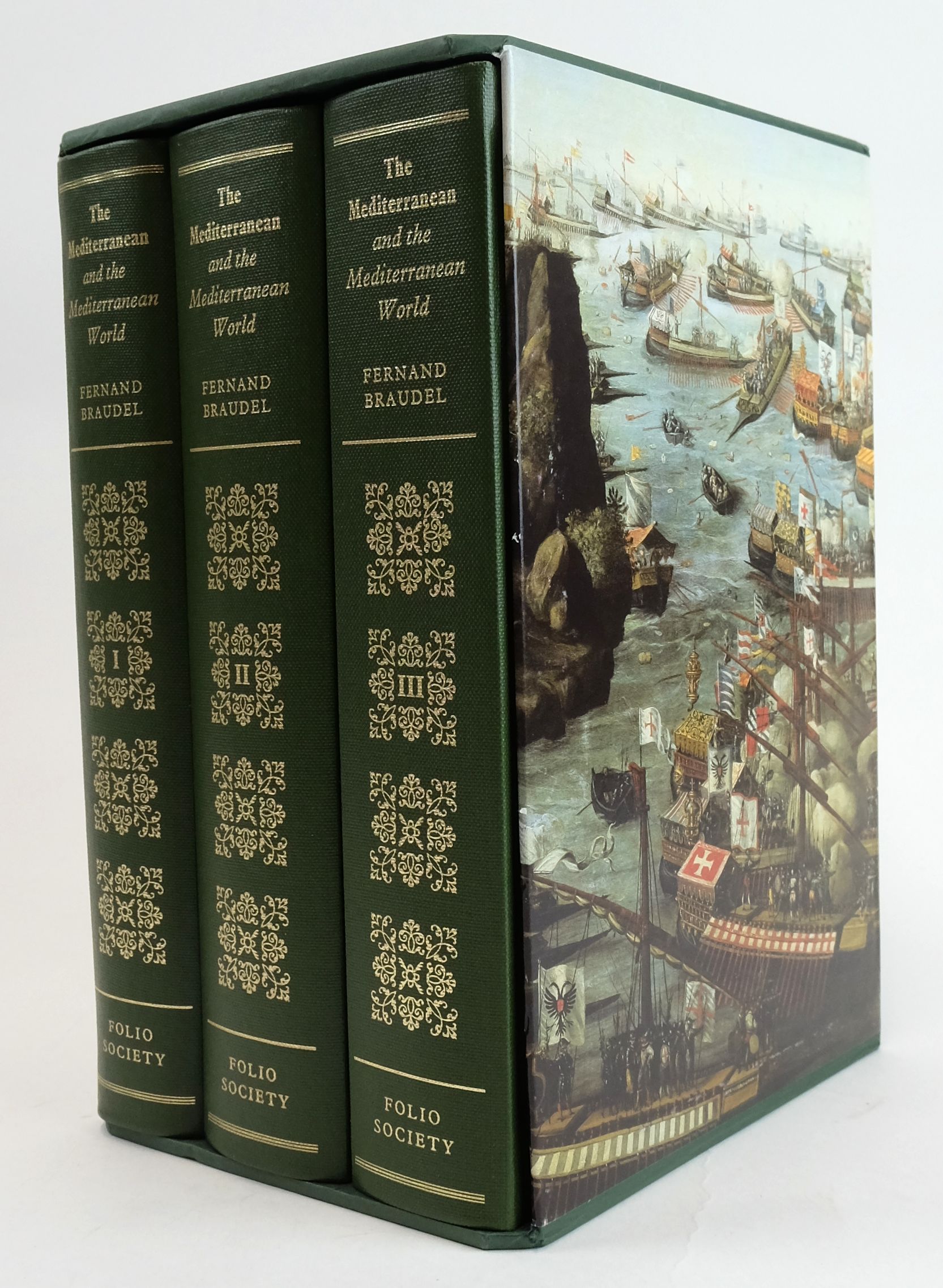 Photo of THE MEDITERRANEAN AND THE MEDITERRANEAN WORLD IN THE AGE OF PHILIP II (3 VOLUMES) written by Braudel, Fernand Weber, Eugen published by Folio Society (STOCK CODE: 1829337)  for sale by Stella & Rose's Books